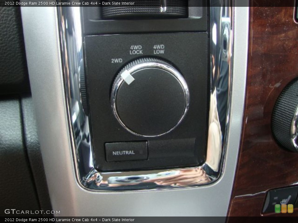 Dark Slate Interior Controls for the 2012 Dodge Ram 2500 HD Laramie Crew Cab 4x4 #54455761
