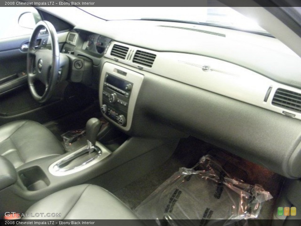 Ebony Black Interior Dashboard for the 2008 Chevrolet Impala LTZ #54456423