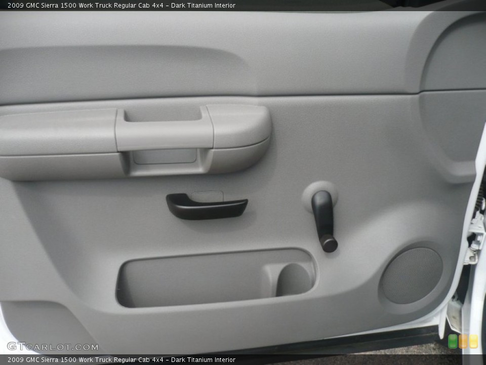 Dark Titanium Interior Door Panel for the 2009 GMC Sierra 1500 Work Truck Regular Cab 4x4 #54457530