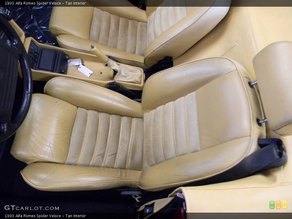Tan 1993 Alfa Romeo Spider Interiors
