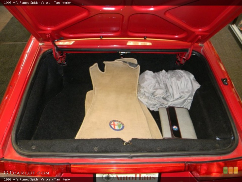 Tan Interior Trunk for the 1993 Alfa Romeo Spider Veloce #54458880