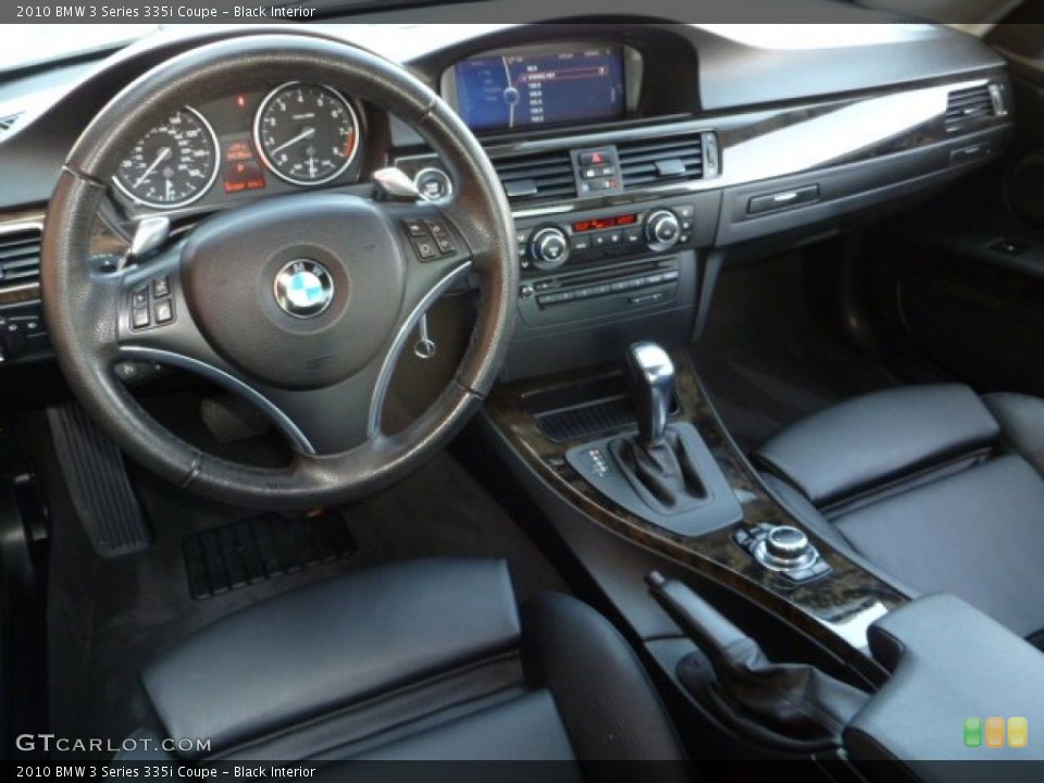 Black Interior Prime Interior for the 2010 BMW 3 Series 335i Coupe #54461232