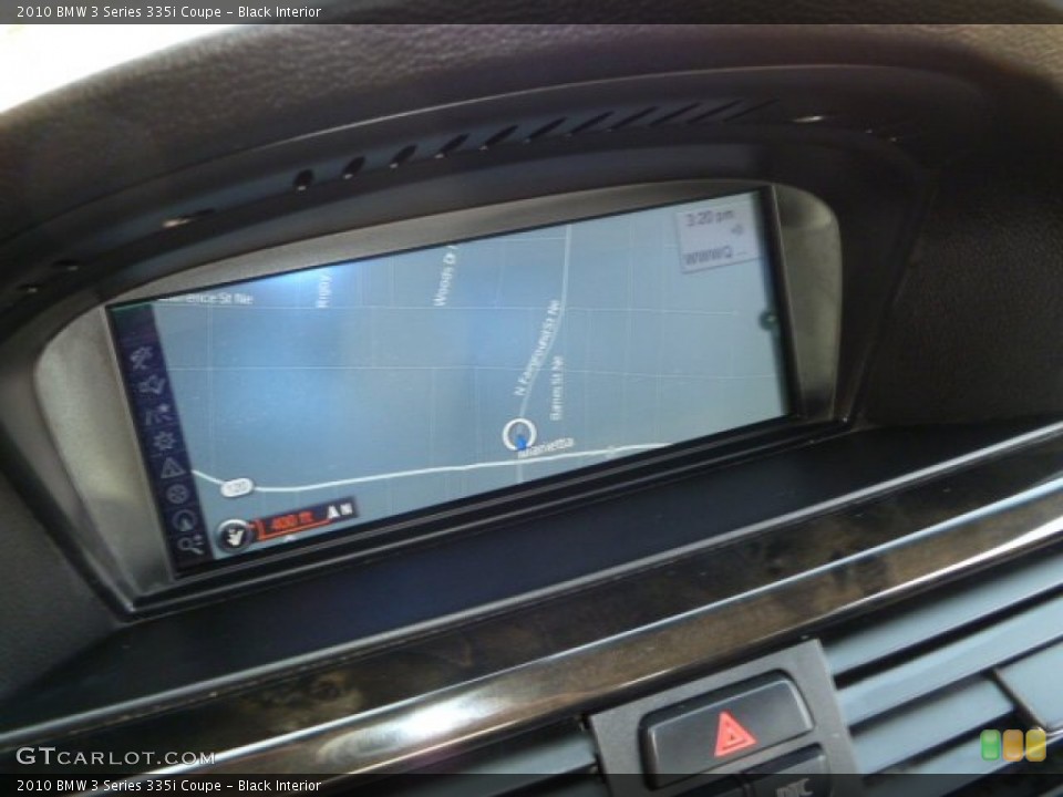 Black Interior Navigation for the 2010 BMW 3 Series 335i Coupe #54461331