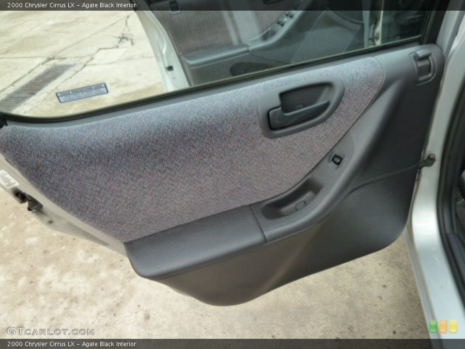 Agate Black Interior Door Panel for the 2000 Chrysler Cirrus LX #54462327