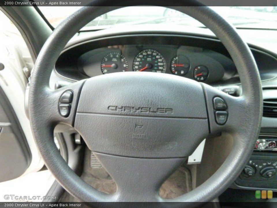 Agate Black Interior Steering Wheel for the 2000 Chrysler Cirrus LX #54462354