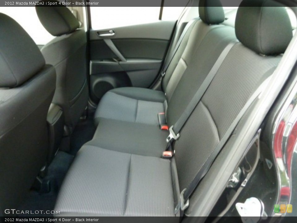 Black Interior Photo for the 2012 Mazda MAZDA3 i Sport 4 Door #54462465