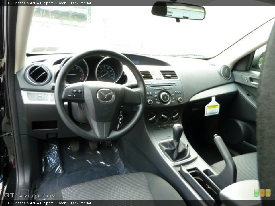 Black Interior Photo for the 2012 Mazda MAZDA3 i Sport 4 Door #54462471