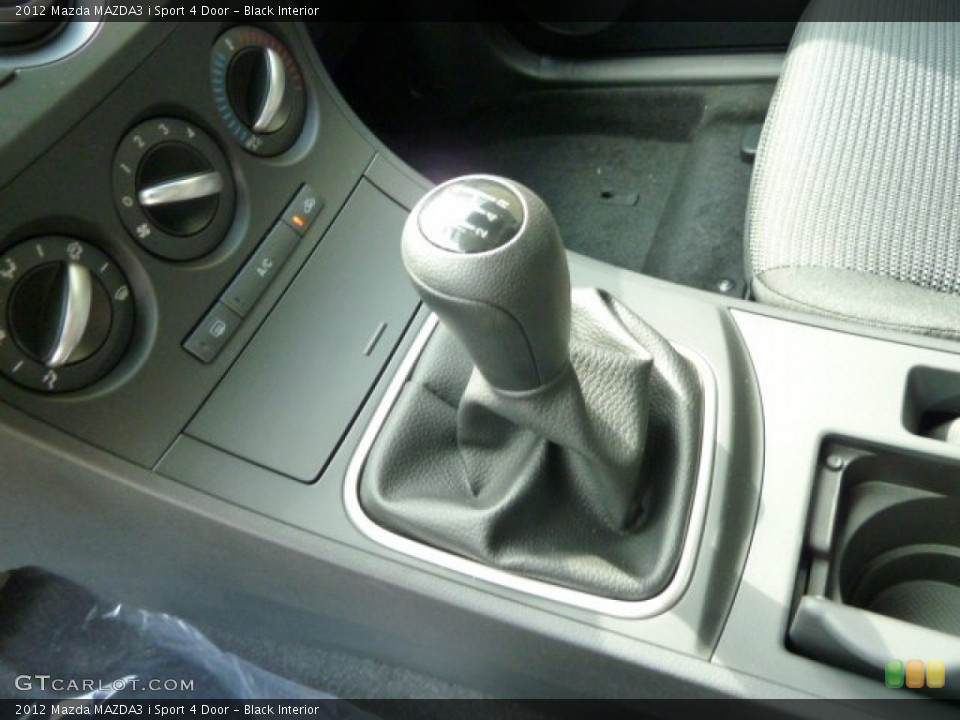 Black Interior Transmission for the 2012 Mazda MAZDA3 i Sport 4 Door #54462510