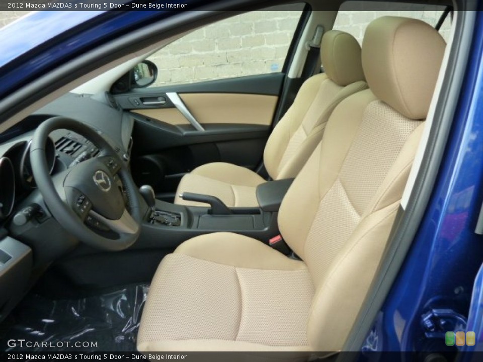 Dune Beige Interior Photo for the 2012 Mazda MAZDA3 s Touring 5 Door #54462801