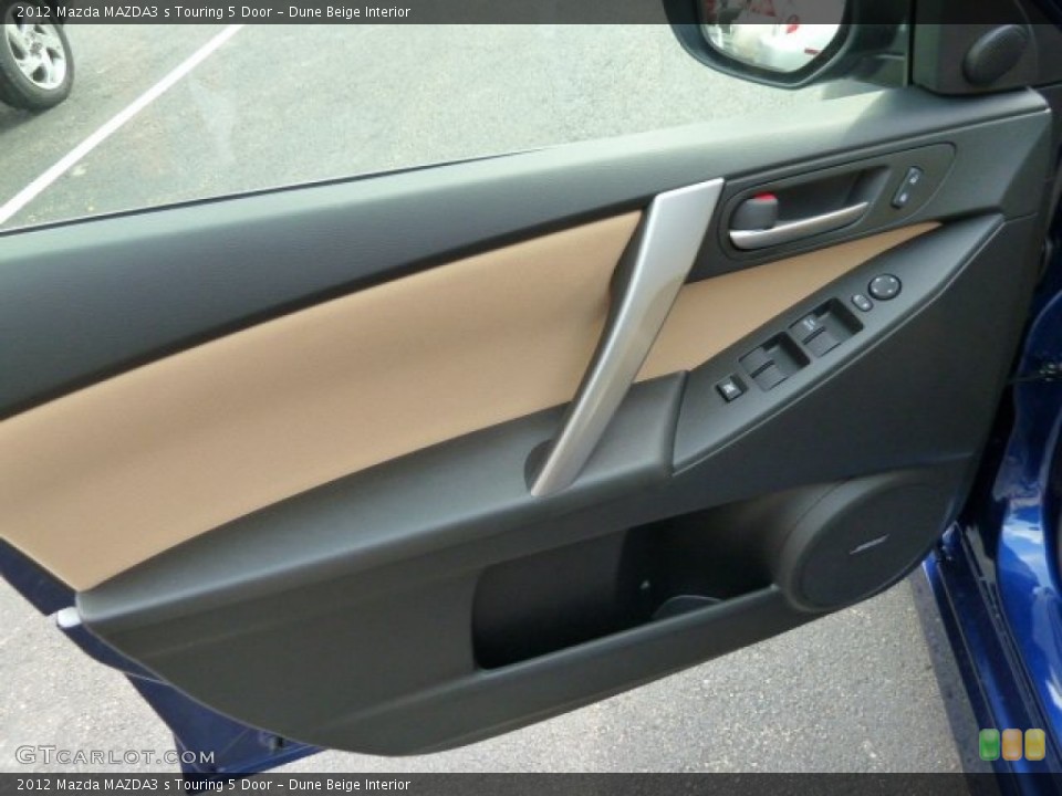Dune Beige Interior Door Panel for the 2012 Mazda MAZDA3 s Touring 5 Door #54462831