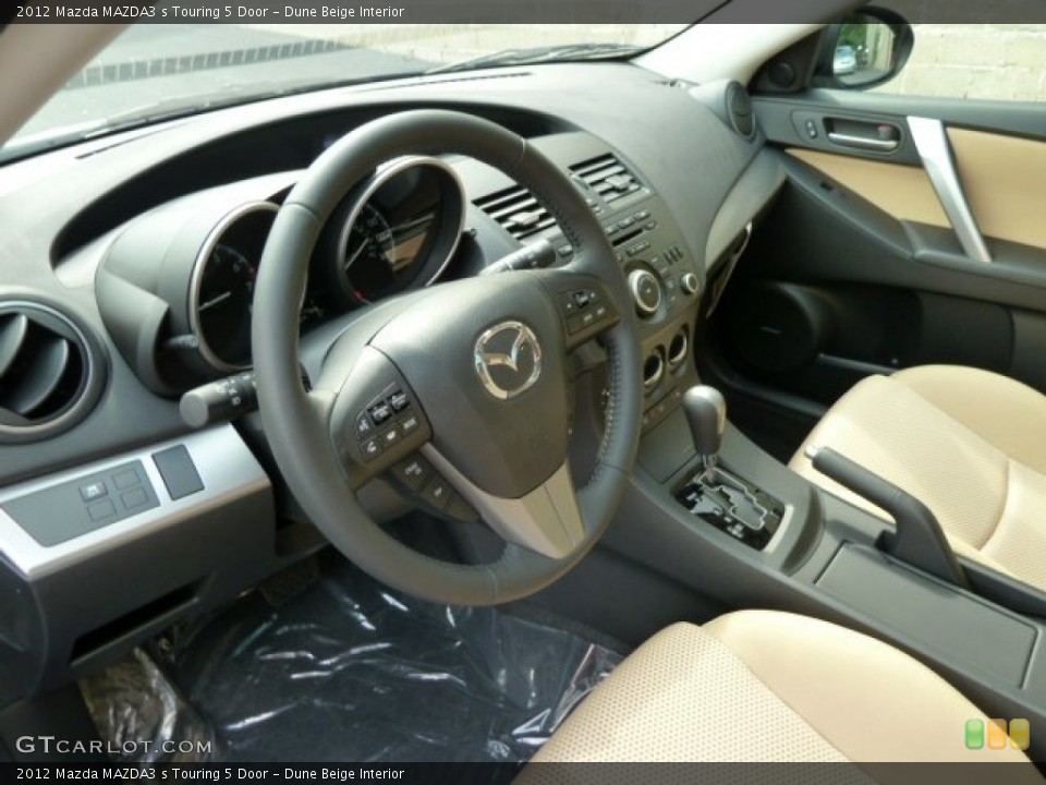 Dune Beige Interior Photo for the 2012 Mazda MAZDA3 s Touring 5 Door #54462846