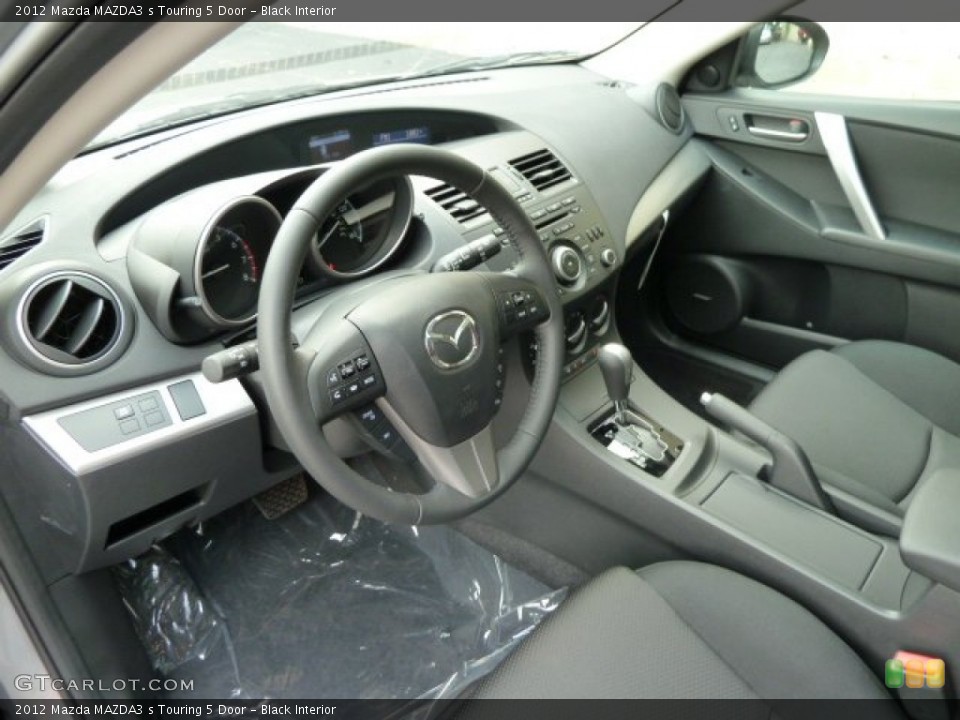 Black Interior Photo for the 2012 Mazda MAZDA3 s Touring 5 Door #54463041