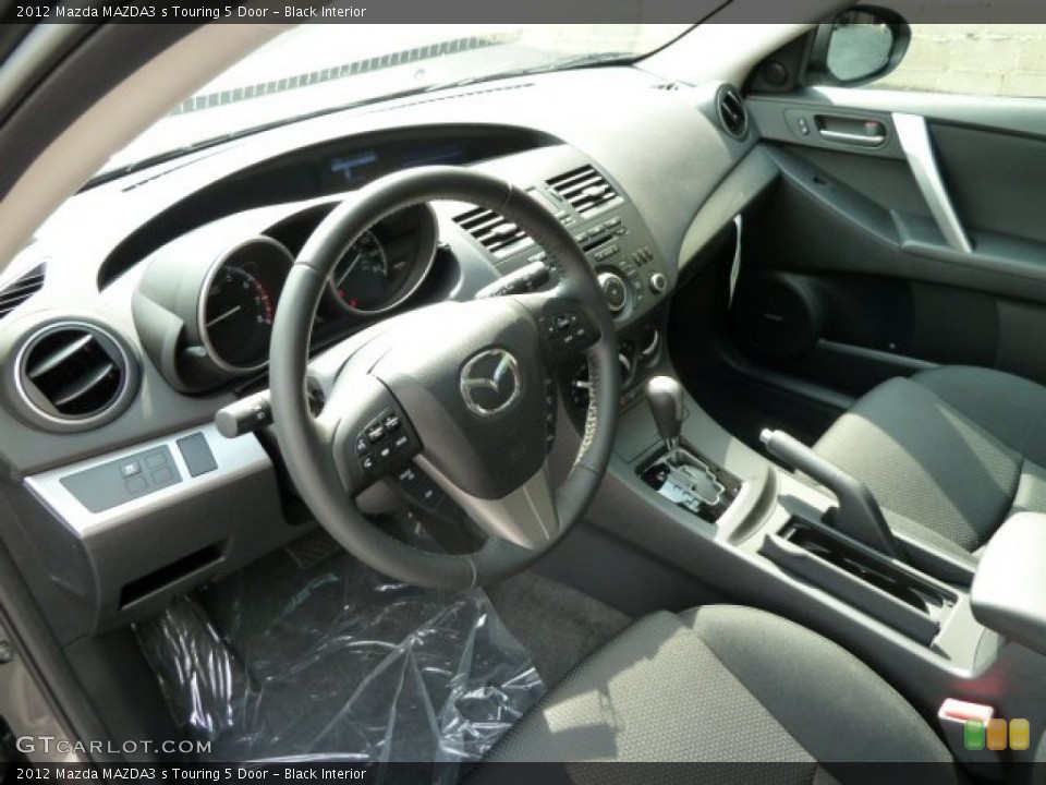 Black Interior Photo for the 2012 Mazda MAZDA3 s Touring 5 Door #54463176