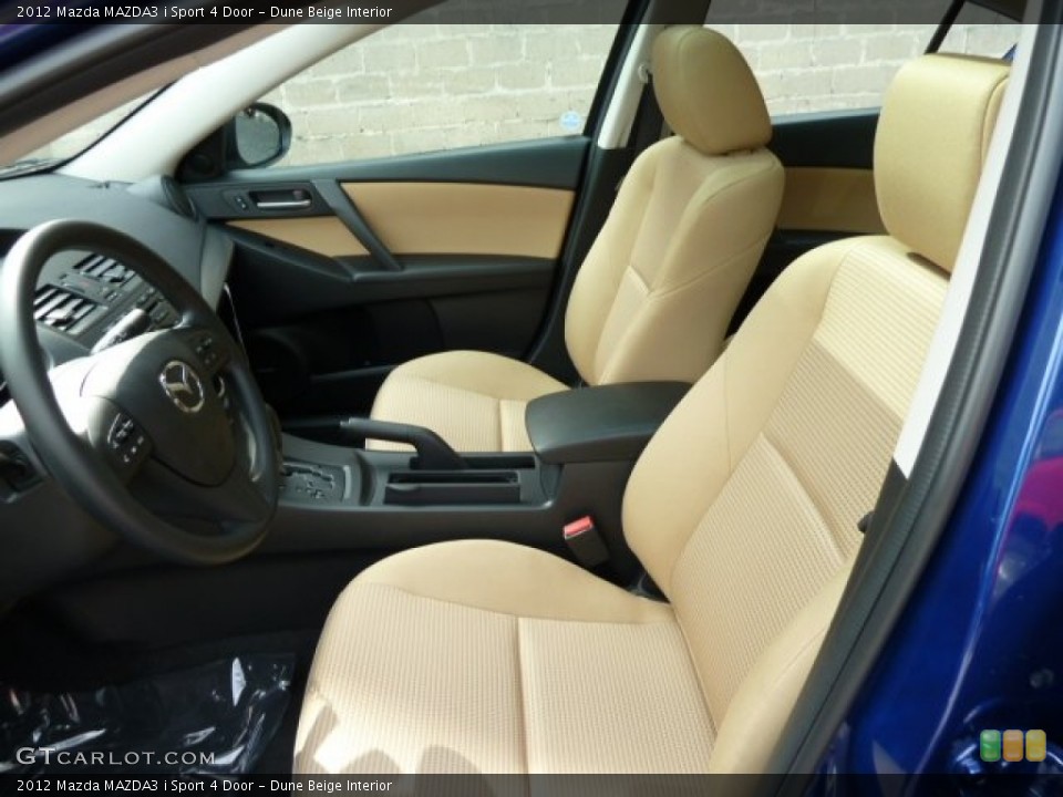 Dune Beige Interior Photo for the 2012 Mazda MAZDA3 i Sport 4 Door #54463299