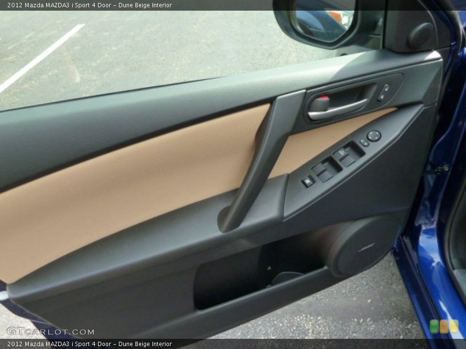 Dune Beige Interior Door Panel for the 2012 Mazda MAZDA3 i Sport 4 Door #54463338