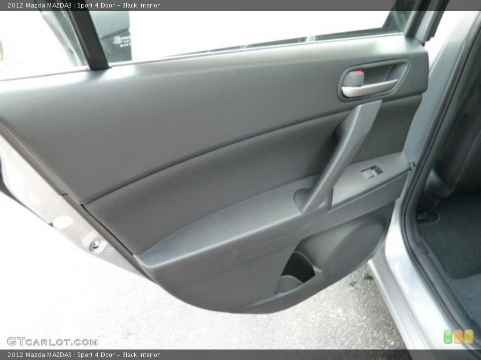 Black Interior Door Panel for the 2012 Mazda MAZDA3 i Sport 4 Door #54463701