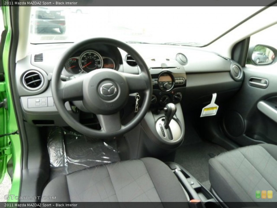Black Interior Dashboard for the 2011 Mazda MAZDA2 Sport #54464212