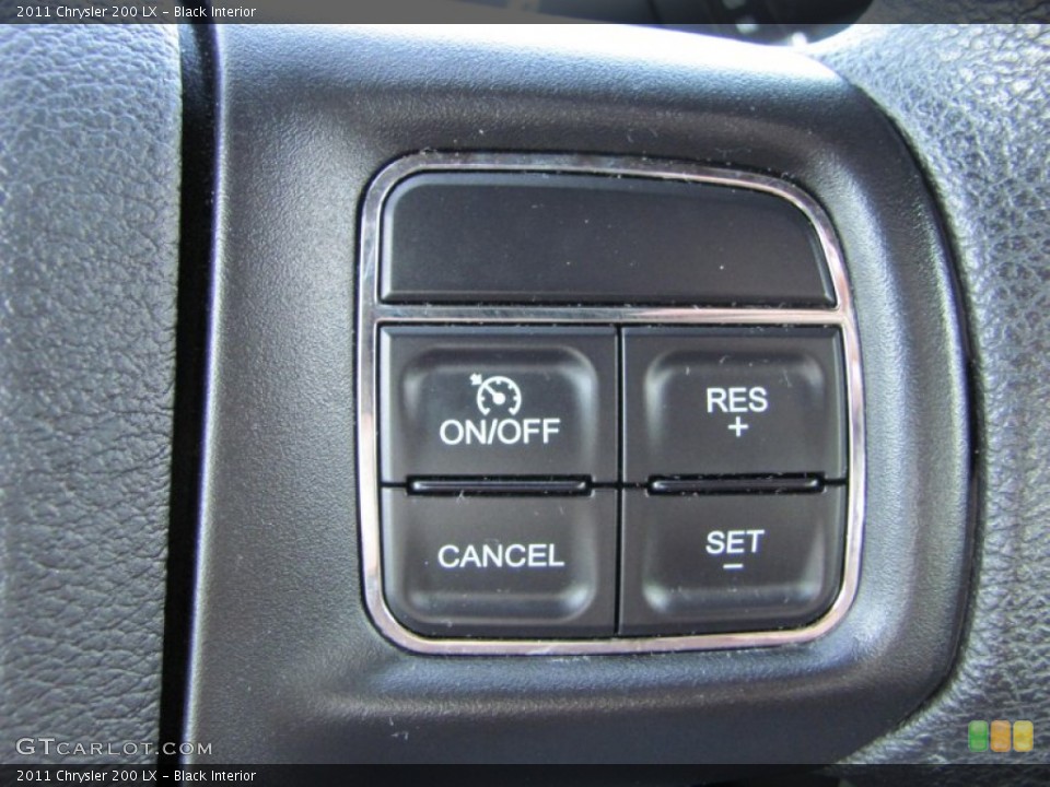 Black Interior Controls for the 2011 Chrysler 200 LX #54465246