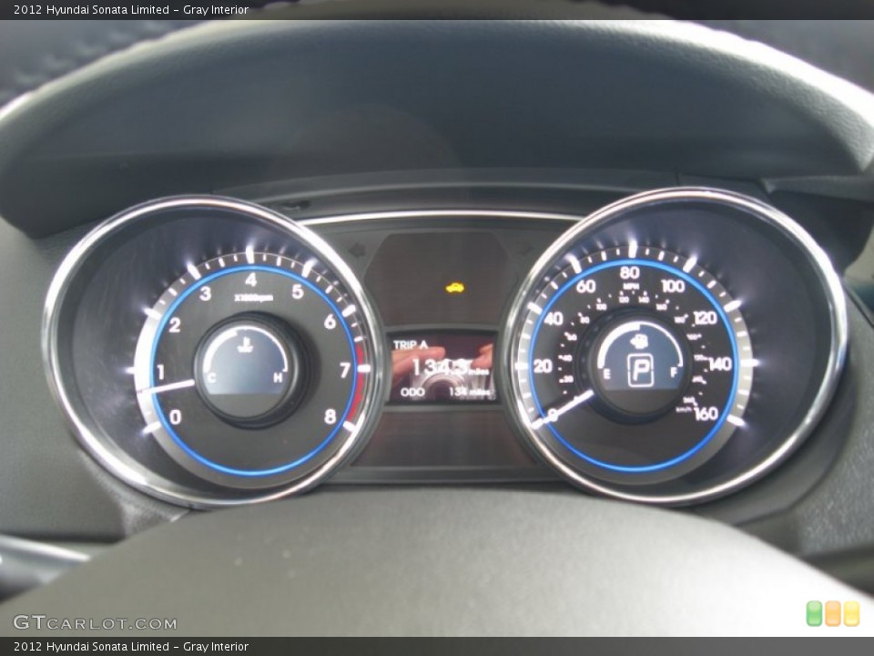 Gray Interior Gauges for the 2012 Hyundai Sonata Limited #54465387