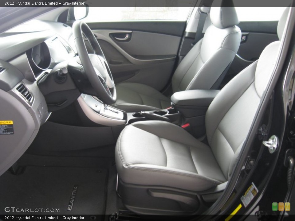 Gray Interior Photo for the 2012 Hyundai Elantra Limited #54465519