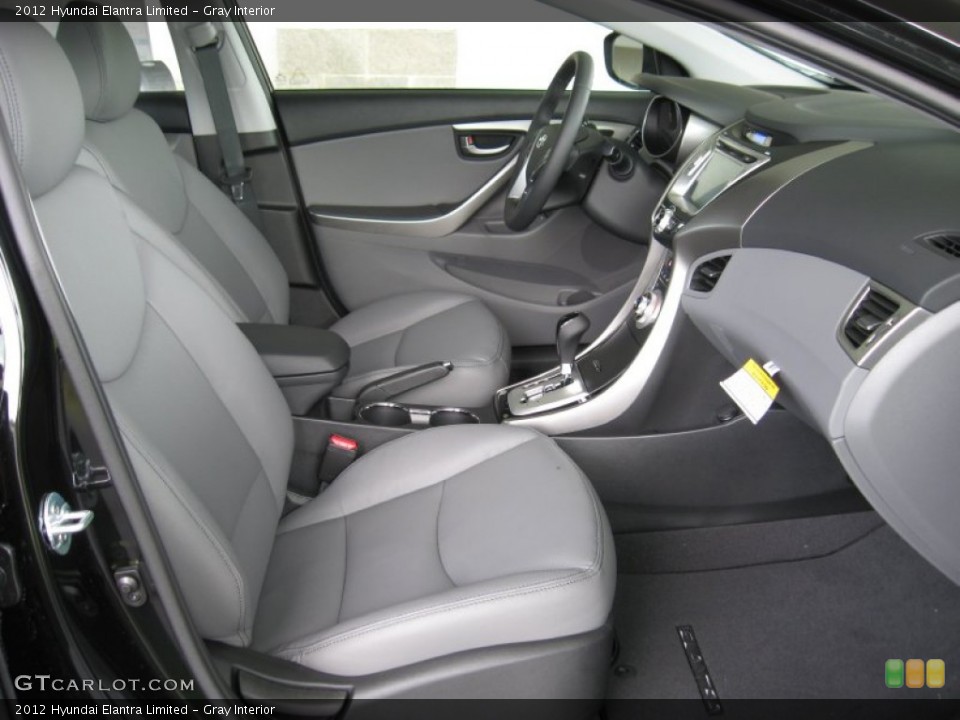 Gray Interior Photo for the 2012 Hyundai Elantra Limited #54465567