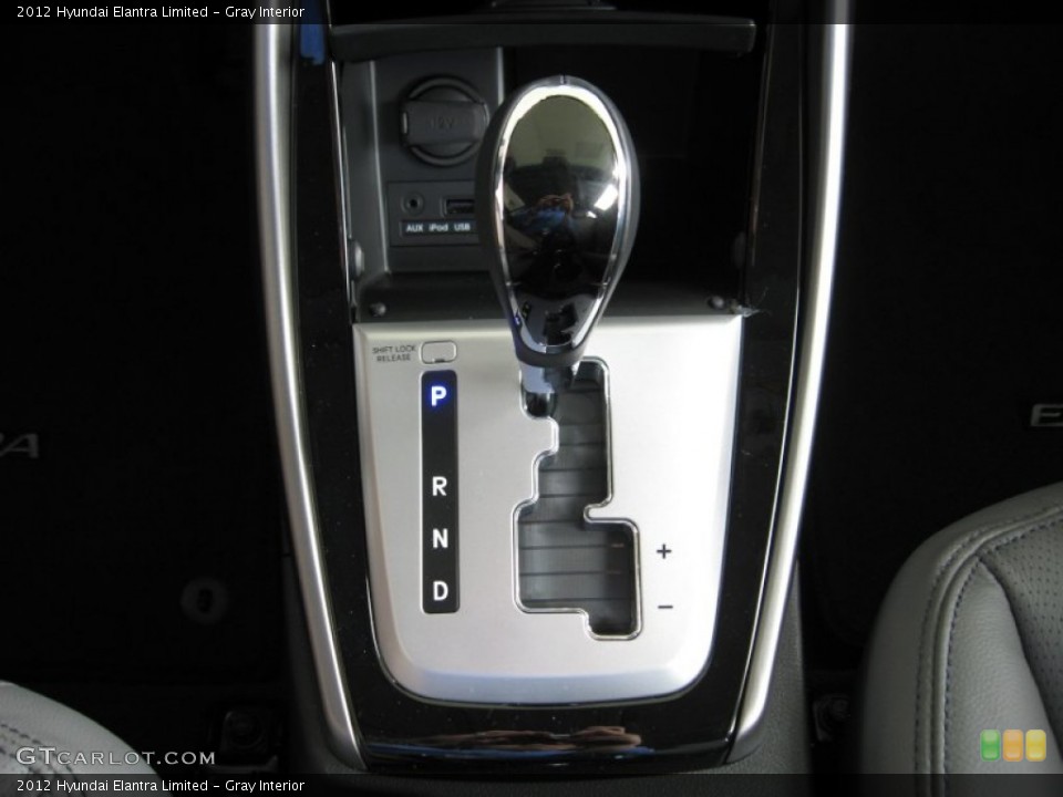 Gray Interior Transmission for the 2012 Hyundai Elantra Limited #54465636