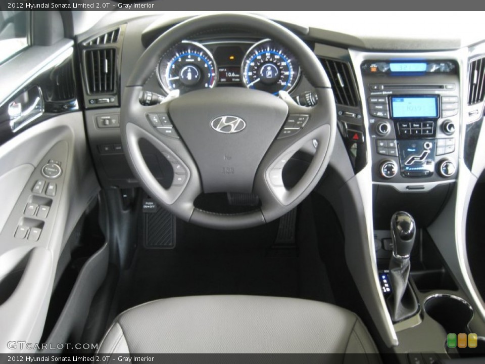 Gray Interior Dashboard for the 2012 Hyundai Sonata Limited 2.0T #54466116