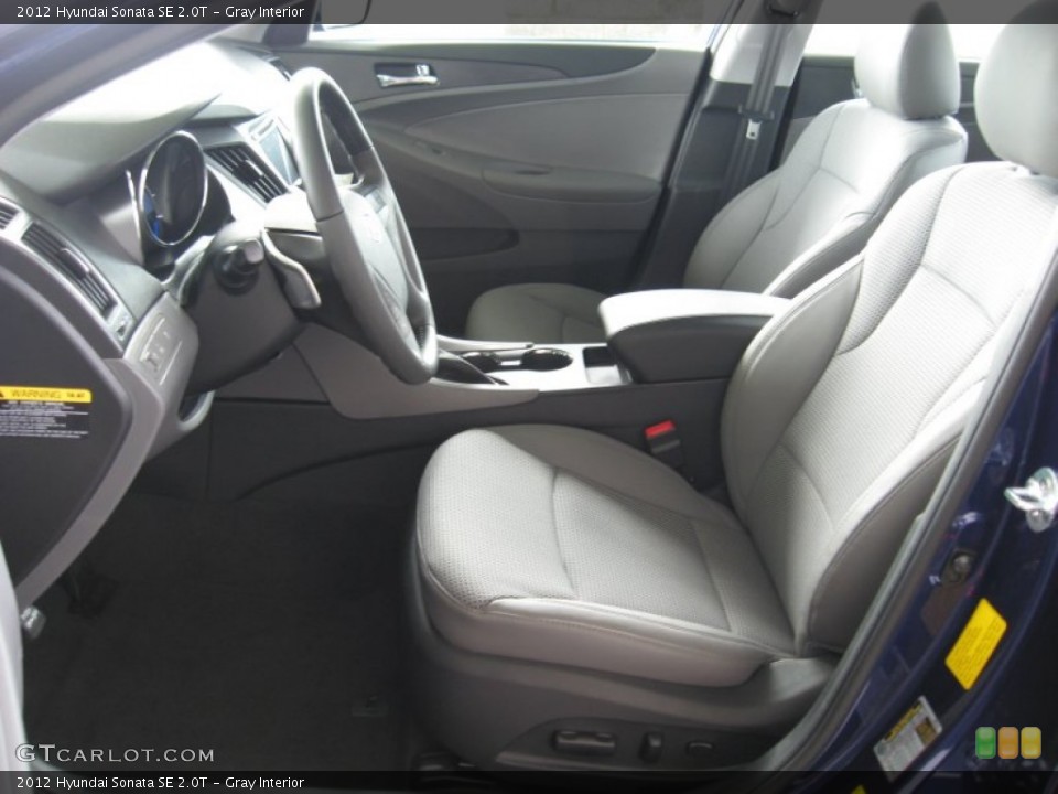 Gray Interior Photo for the 2012 Hyundai Sonata SE 2.0T #54466286