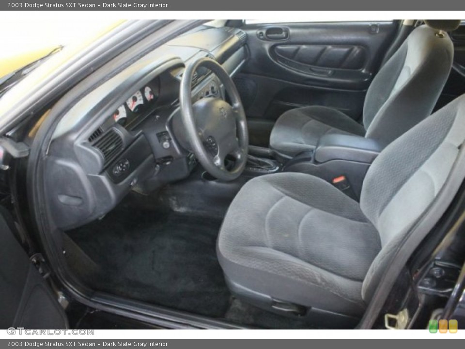Dark Slate Gray Interior Photo for the 2003 Dodge Stratus SXT Sedan #54466536