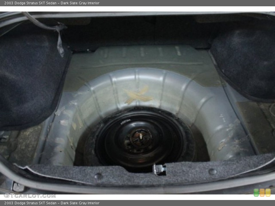 Dark Slate Gray Interior Trunk for the 2003 Dodge Stratus SXT Sedan #54466554