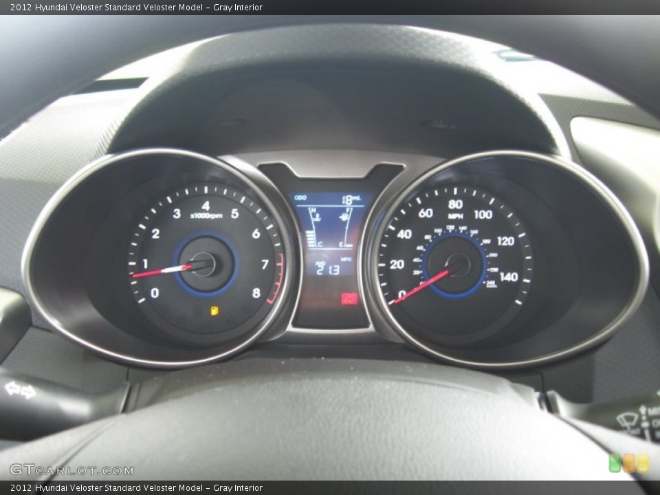 Gray Interior Gauges for the 2012 Hyundai Veloster  #54466687