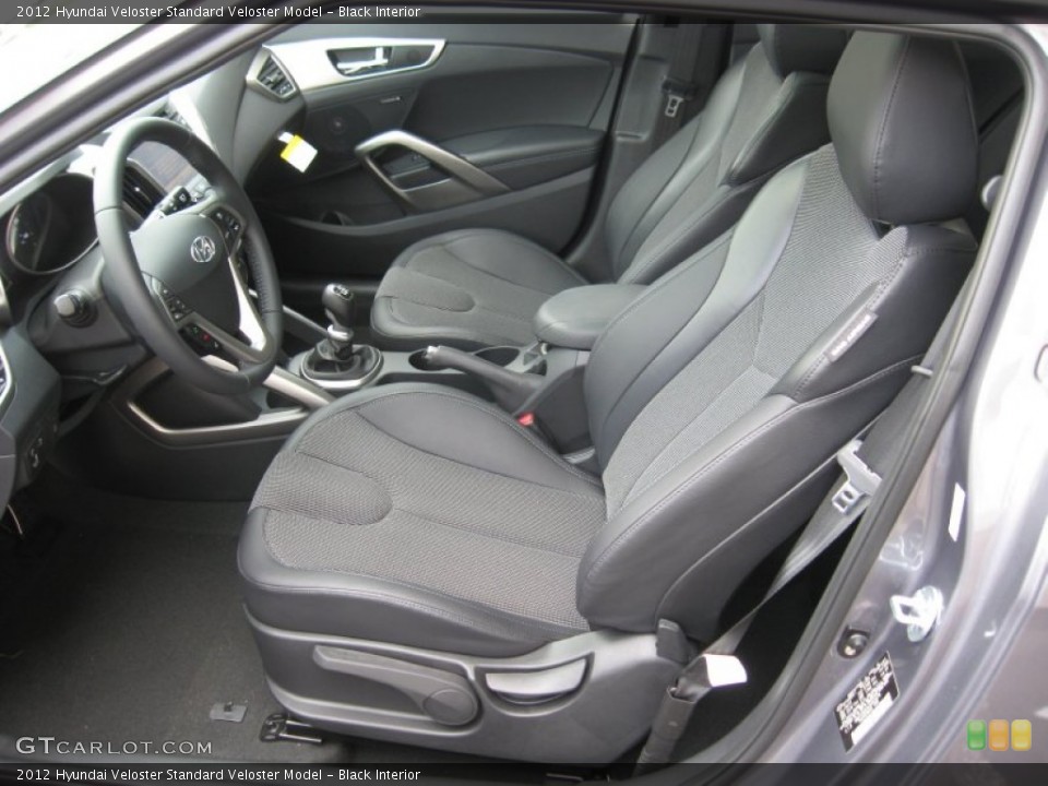 Black Interior Photo for the 2012 Hyundai Veloster  #54466806