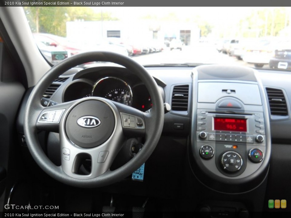 Black Soul Logo Cloth Interior Dashboard for the 2010 Kia Soul Ignition Special Edition #54466884