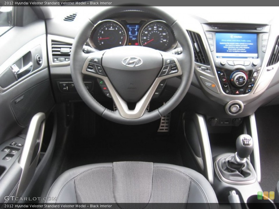 Black Interior Dashboard for the 2012 Hyundai Veloster  #54466895