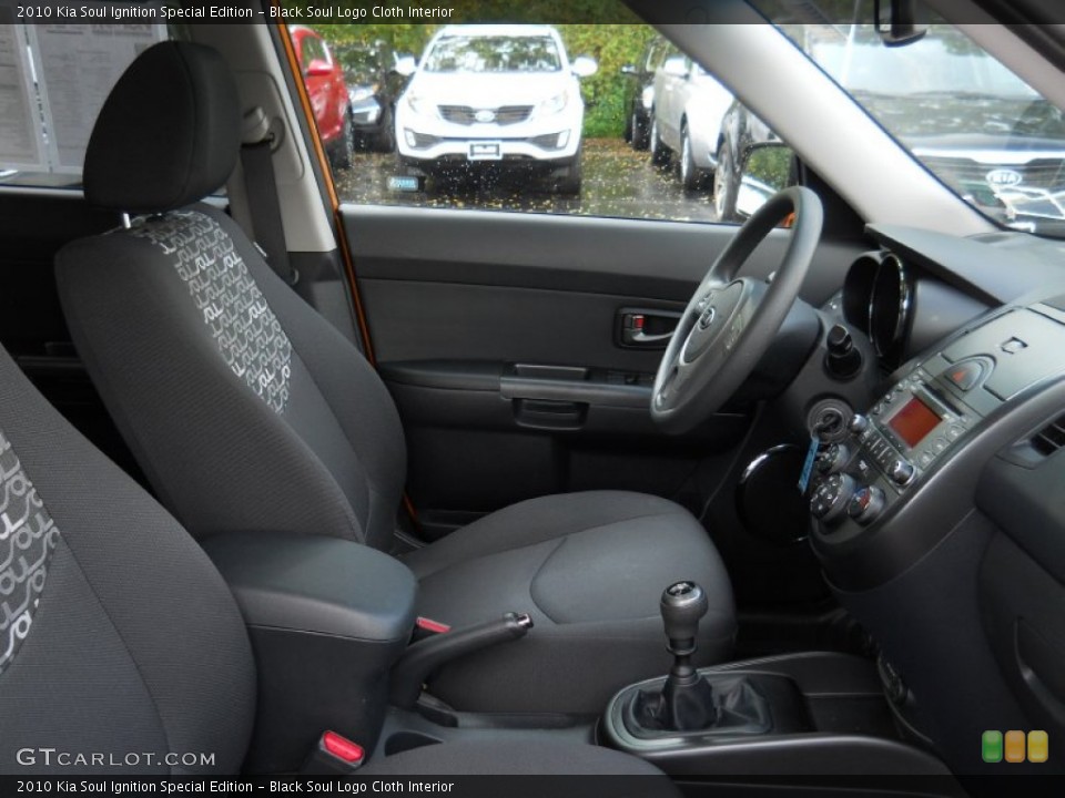 Black Soul Logo Cloth Interior Photo for the 2010 Kia Soul Ignition Special Edition #54466914