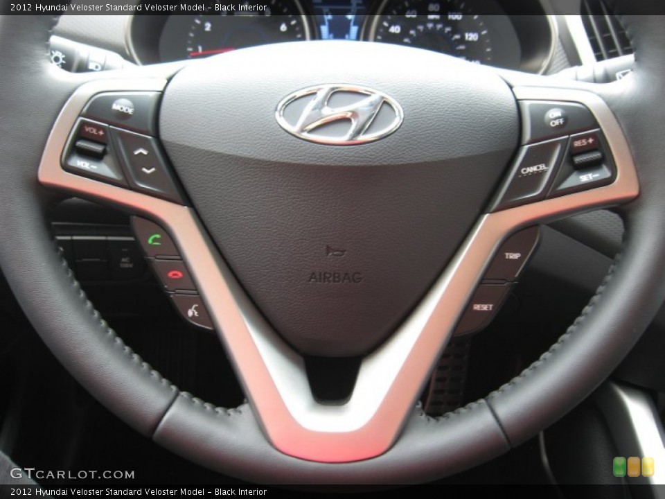 Black Interior Controls for the 2012 Hyundai Veloster  #54466920