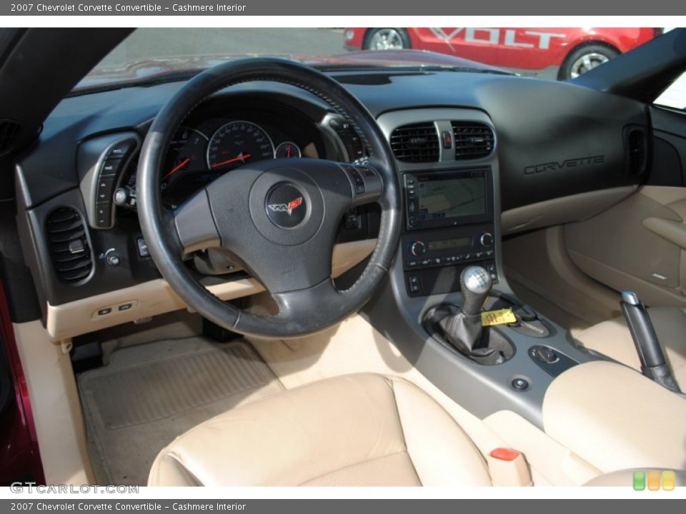 Cashmere Interior Dashboard for the 2007 Chevrolet Corvette Convertible #54469452