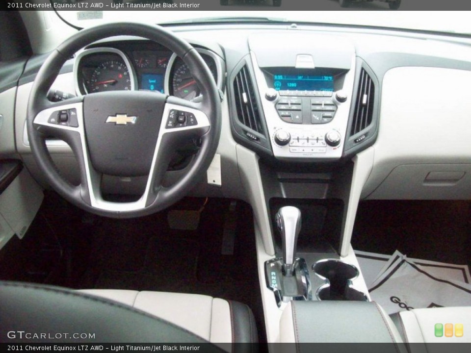 Light Titanium/Jet Black Interior Dashboard for the 2011 Chevrolet Equinox LTZ AWD #54470850