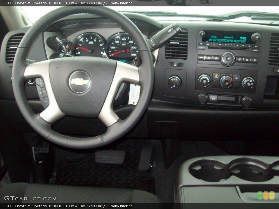 Ebony Interior Dashboard for the 2012 Chevrolet Silverado 3500HD LT Crew Cab 4x4 Dually #54471186