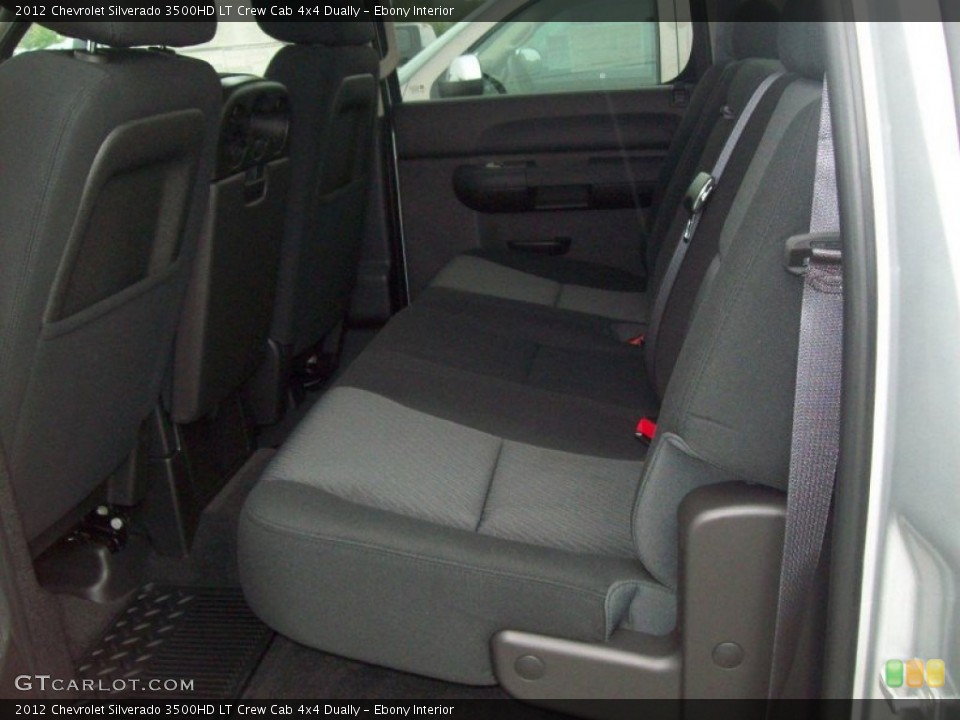 Ebony Interior Photo for the 2012 Chevrolet Silverado 3500HD LT Crew Cab 4x4 Dually #54471303