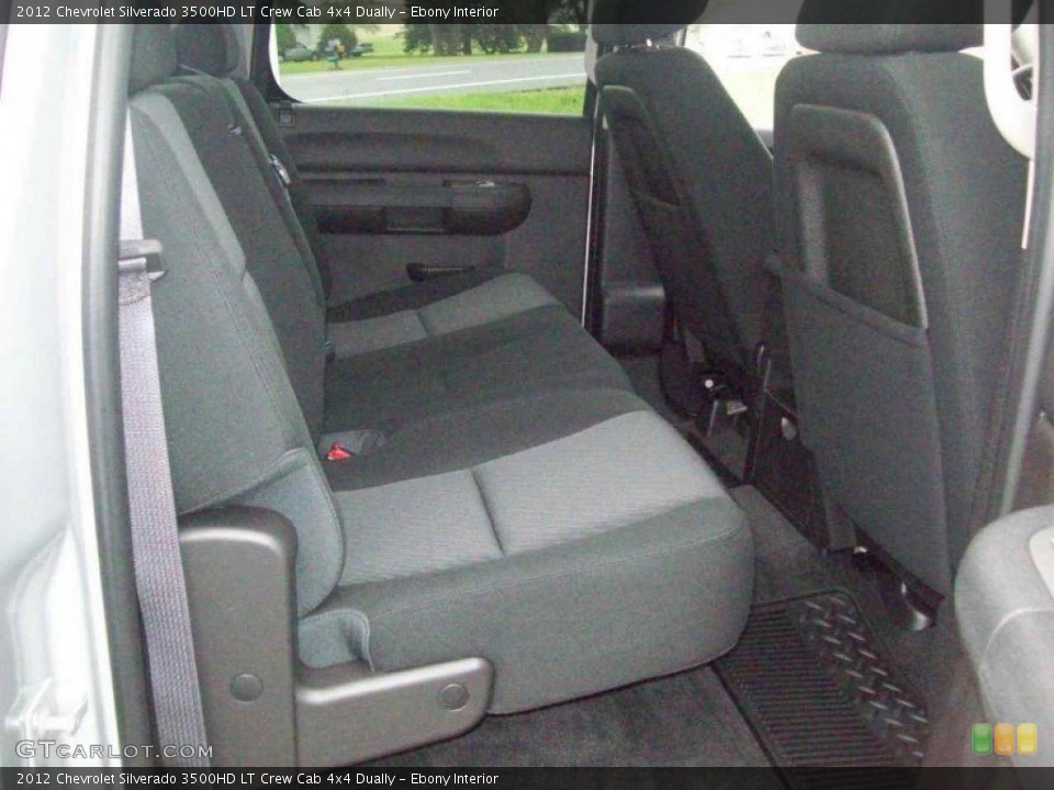 Ebony Interior Photo for the 2012 Chevrolet Silverado 3500HD LT Crew Cab 4x4 Dually #54471311