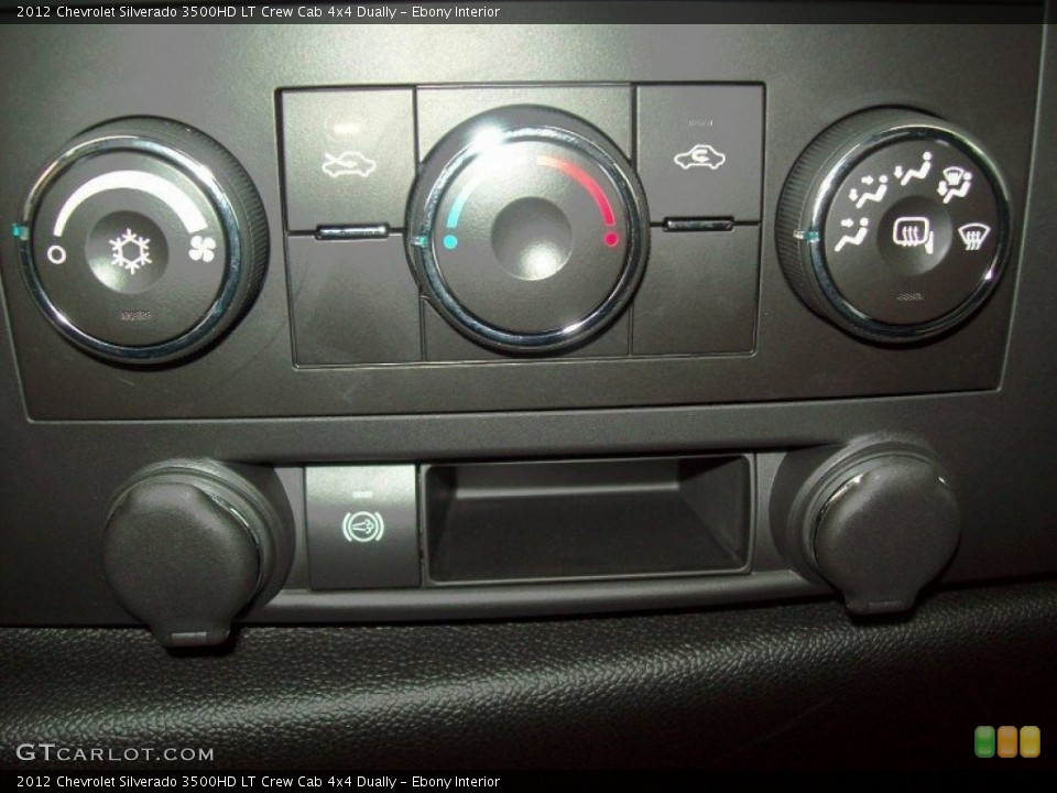Ebony Interior Controls for the 2012 Chevrolet Silverado 3500HD LT Crew Cab 4x4 Dually #54471327