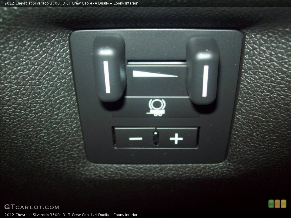 Ebony Interior Controls for the 2012 Chevrolet Silverado 3500HD LT Crew Cab 4x4 Dually #54471336
