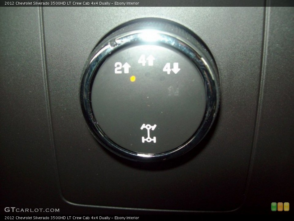 Ebony Interior Controls for the 2012 Chevrolet Silverado 3500HD LT Crew Cab 4x4 Dually #54471345
