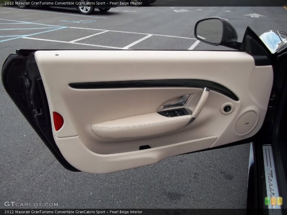 Pearl Beige Interior Door Panel for the 2012 Maserati GranTurismo Convertible GranCabrio Sport #54471603