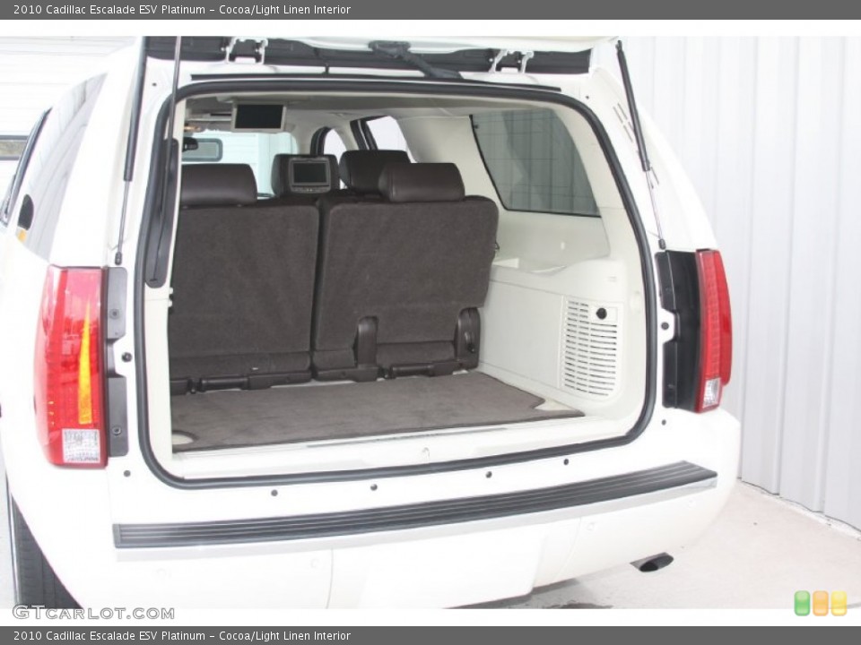 Cocoa/Light Linen Interior Trunk for the 2010 Cadillac Escalade ESV Platinum #54473052