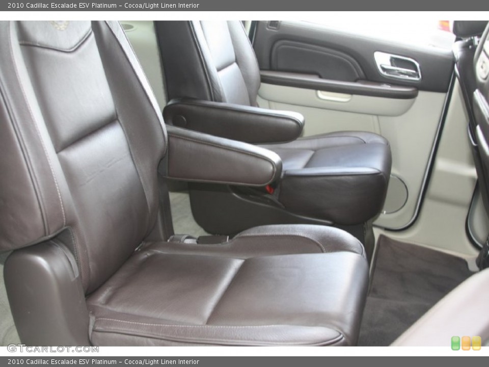 Cocoa/Light Linen Interior Photo for the 2010 Cadillac Escalade ESV Platinum #54473104