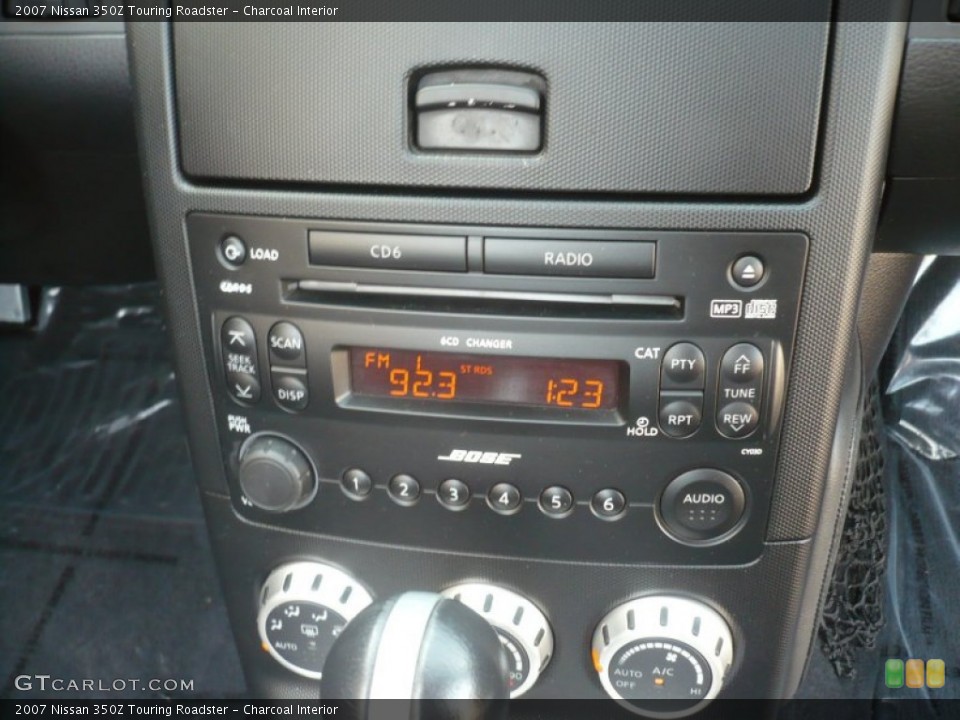 Charcoal Interior Controls for the 2007 Nissan 350Z Touring Roadster #54473235