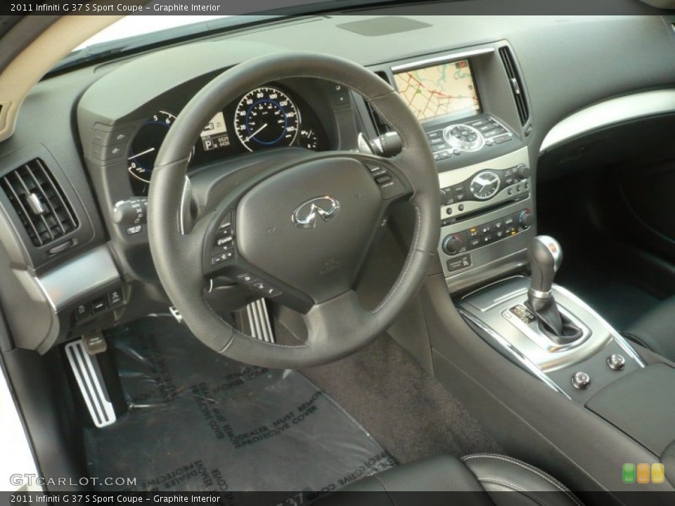 Graphite Interior Dashboard for the 2011 Infiniti G 37 S Sport Coupe #54473916
