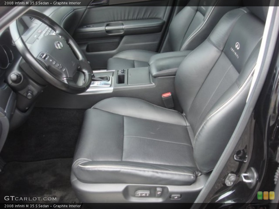 Graphite Interior Photo for the 2008 Infiniti M 35 S Sedan #54475599